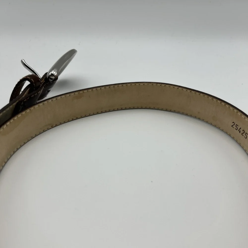 Aureum Collective Women's Belt #8 25425 XS/S Italian Leather‎ Brown